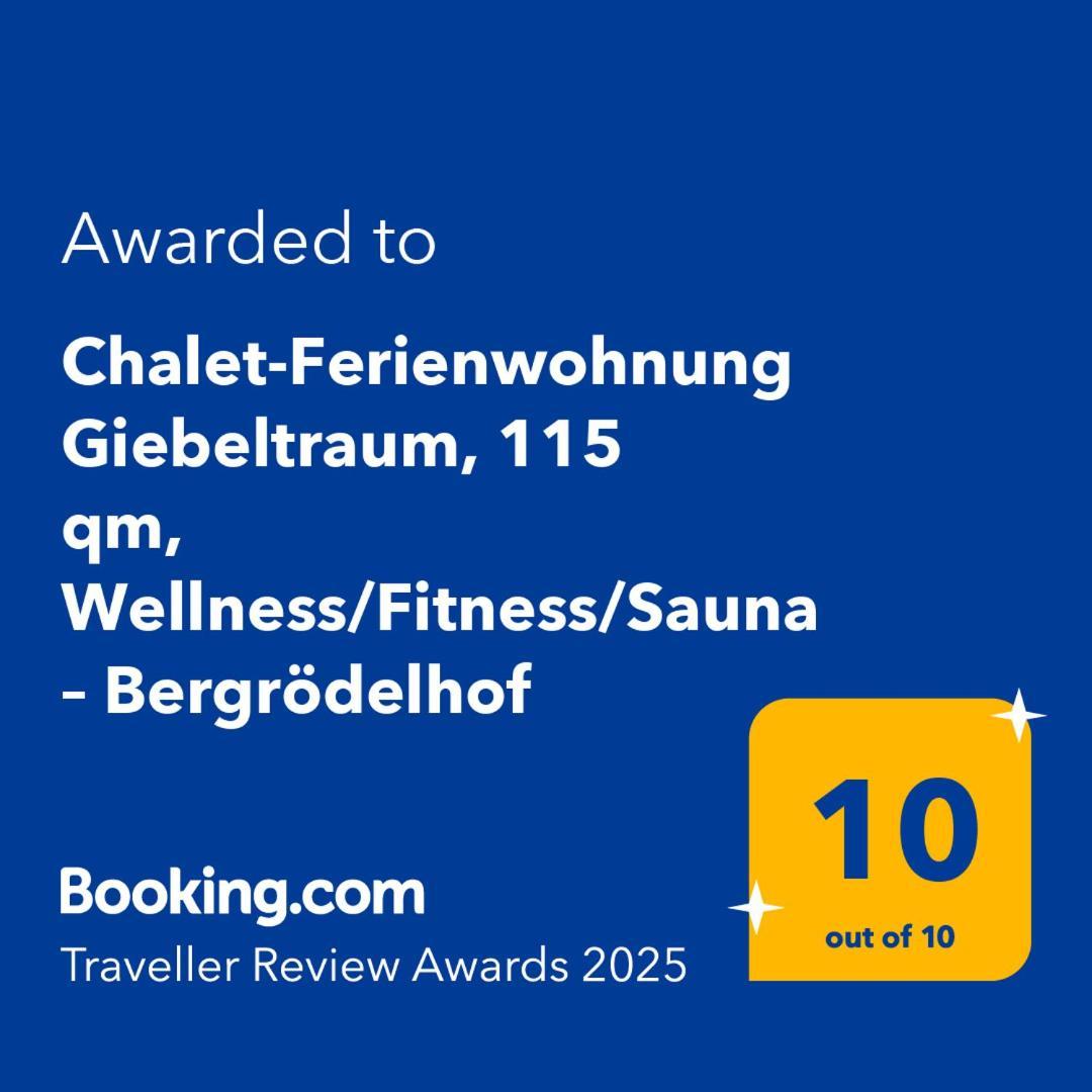 Chalet-Ferienwohnung Giebeltraum, 115 Qm, Wellness/Fitness/Sauna - Bergroedelhof Feilitzsch 외부 사진
